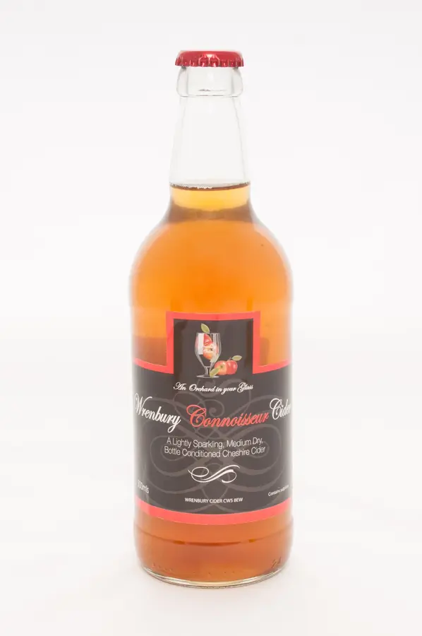 Bottle of Wrenbury Connoisseur Cider