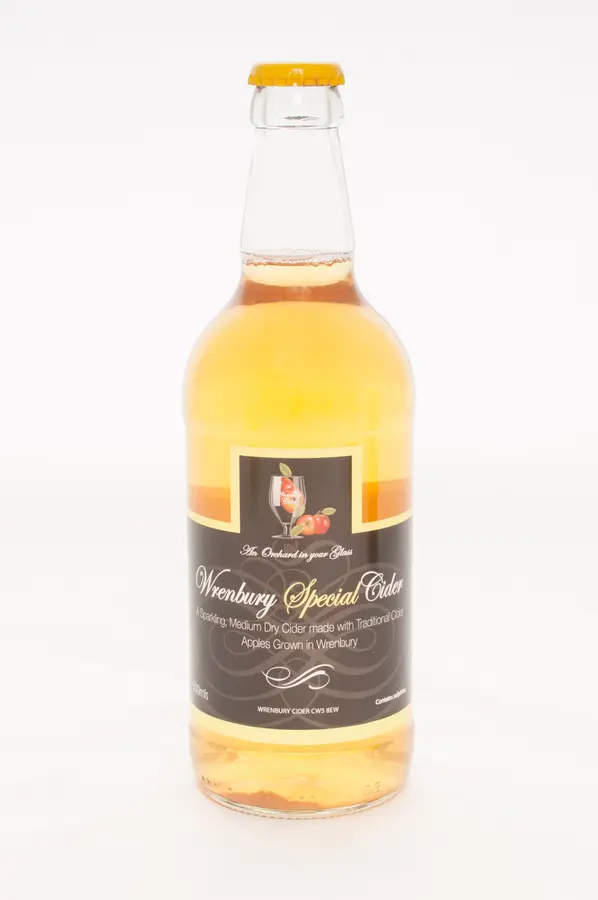 Bottle of Wrenbury Special Cider